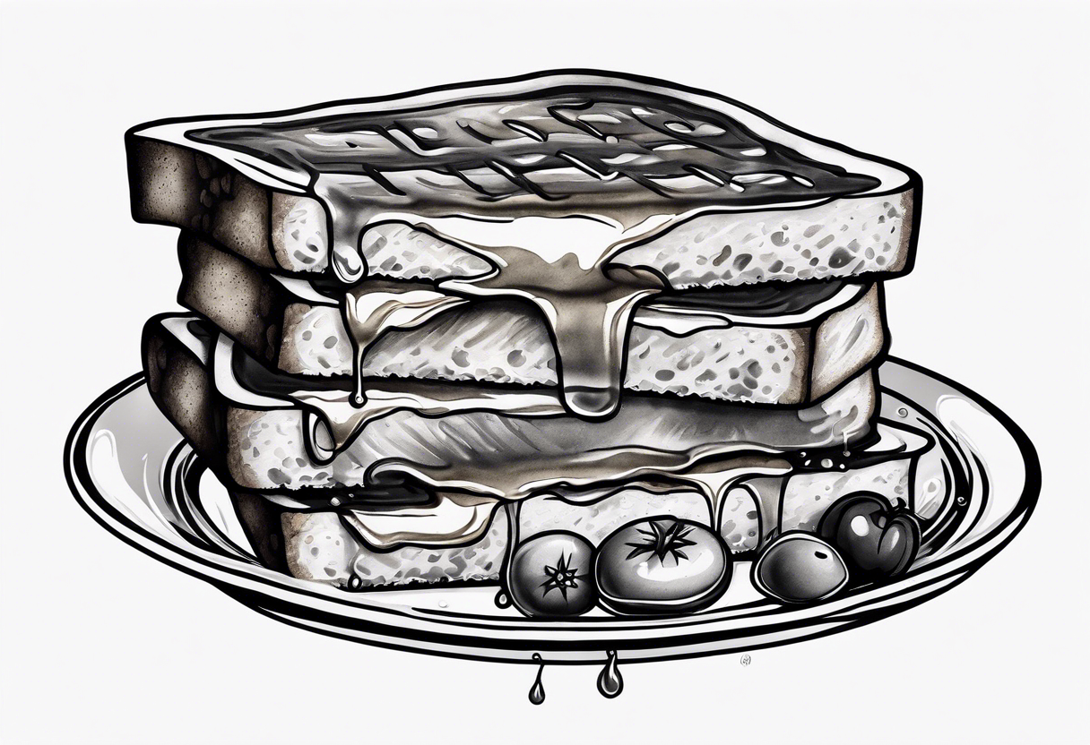 Burnt toast tattoo idea