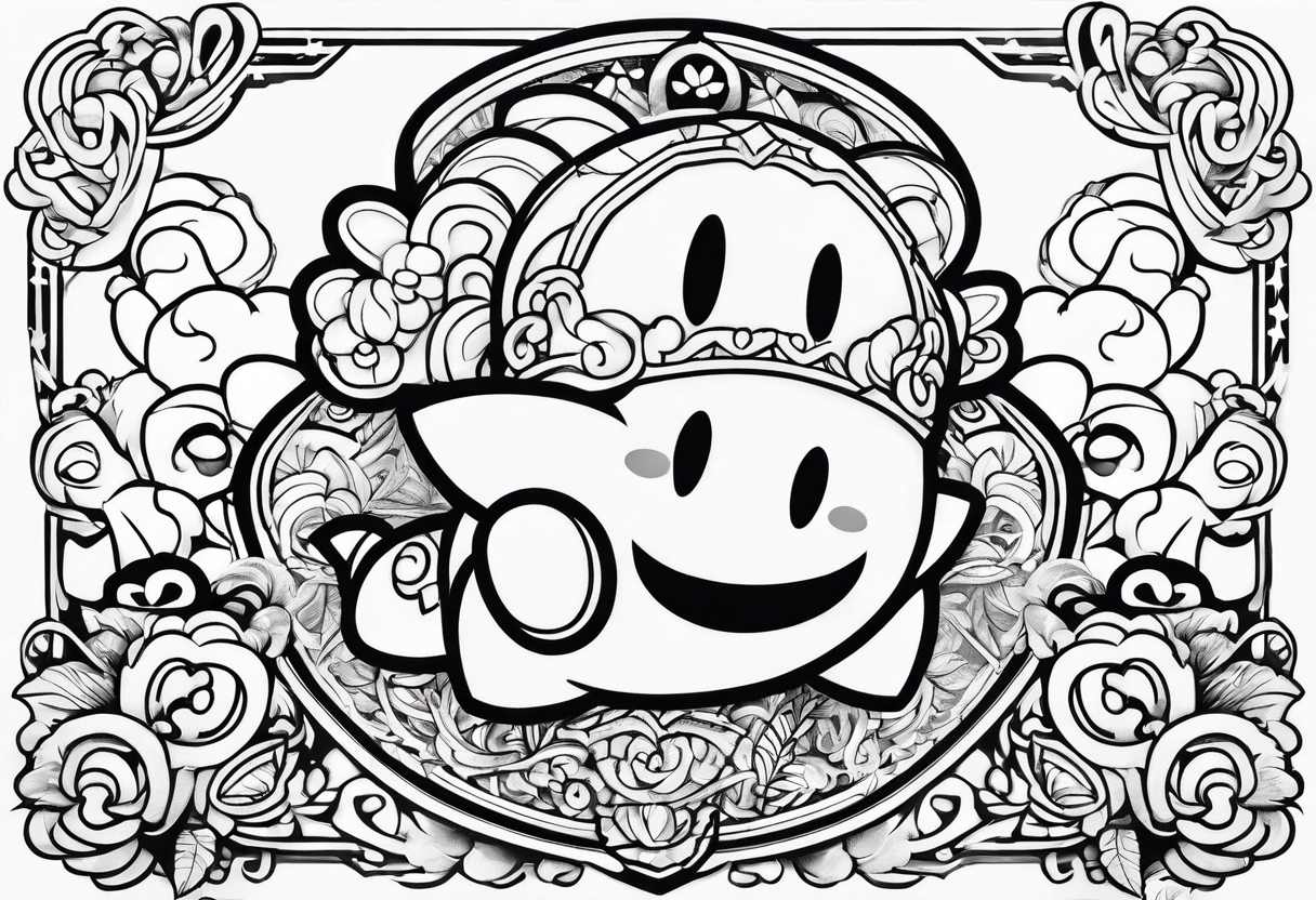 Kirby from Nintendo tattoo idea