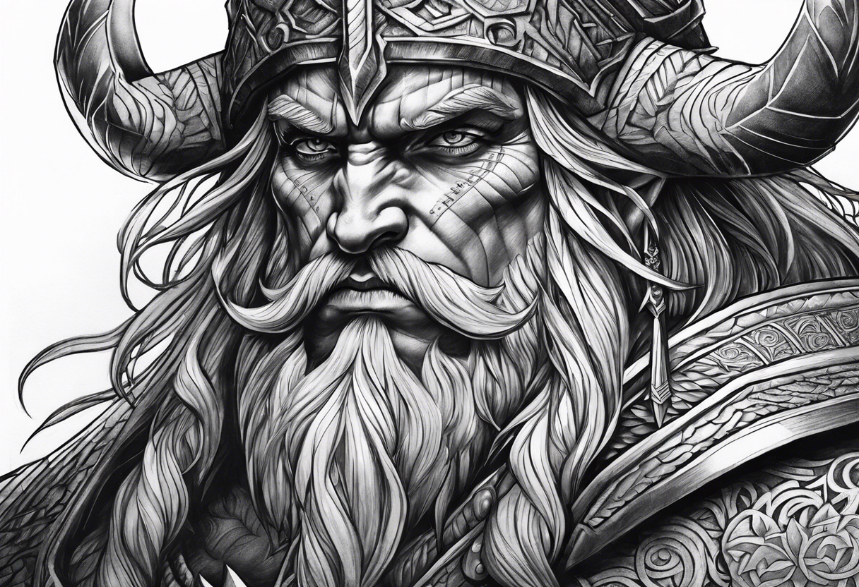 Frost giant, throne, king,  kingdom tattoo idea