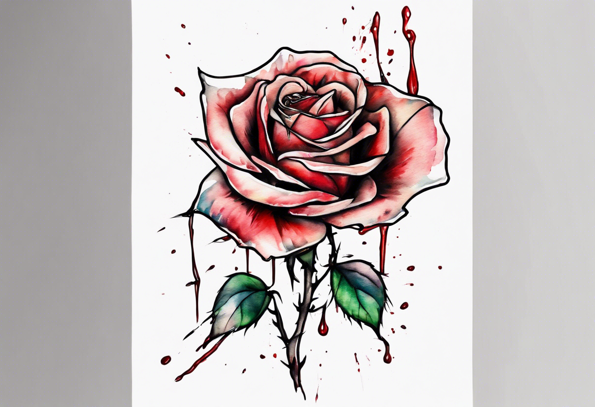 Tattoo uploaded by Rebecca • Rose tattoos by Just Jessie #JustJessie  #watercolor #abstract #sketch #rose #roses (Photo: Instagram) • Tattoodo