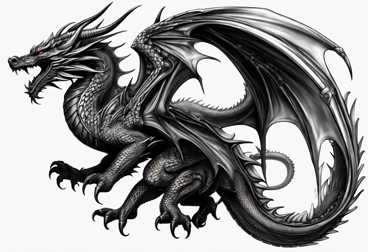 Dragon, uroboros tattoo idea