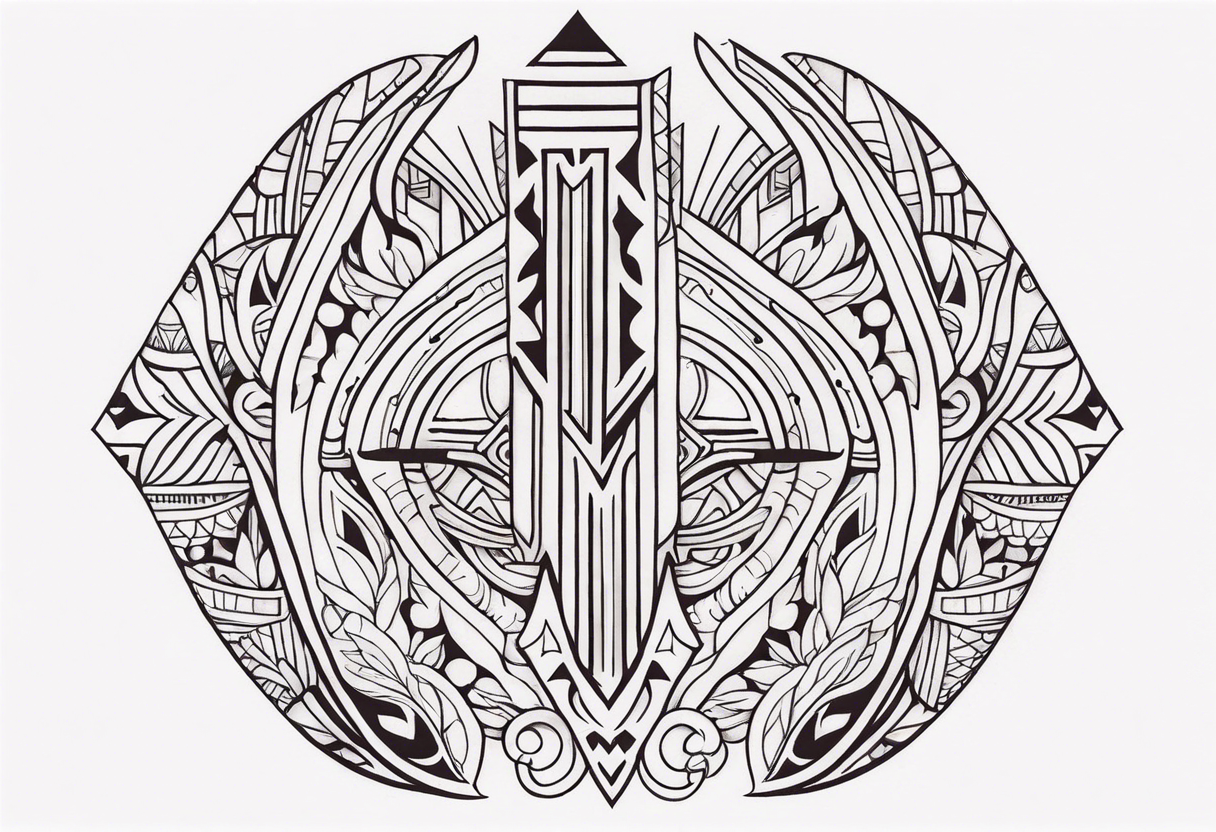 Polynesian minimal neck  tattoo tattoo idea