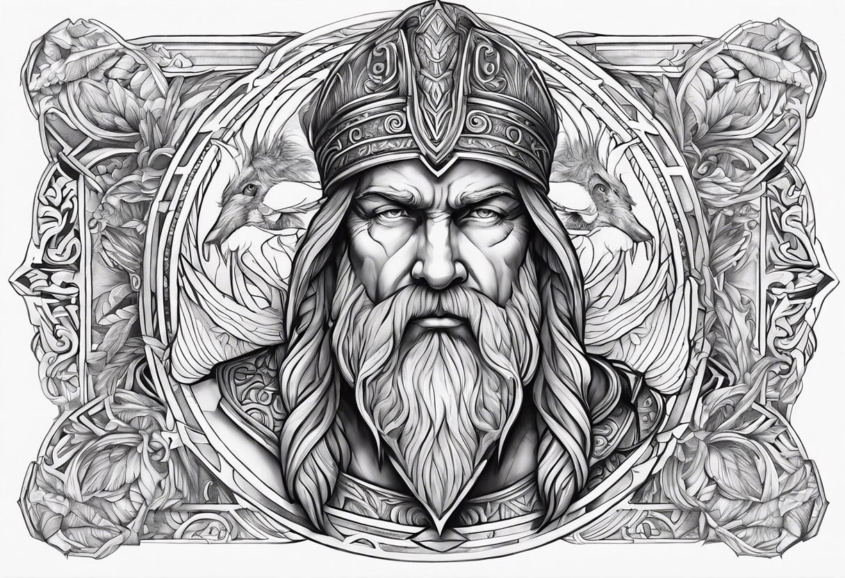 Odin Greek Mythologie tattoo idea