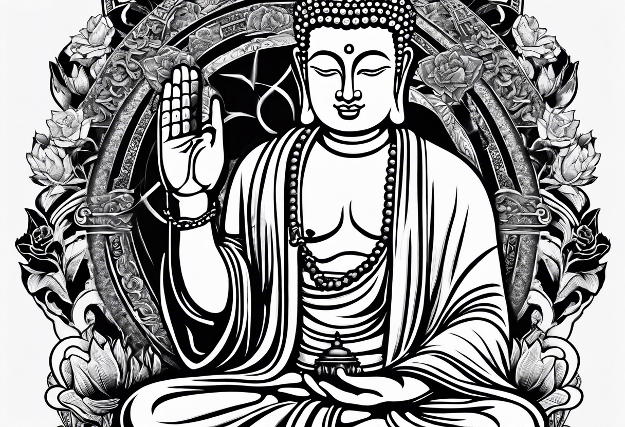 tattoo image of lord buddha - Clip Art Library