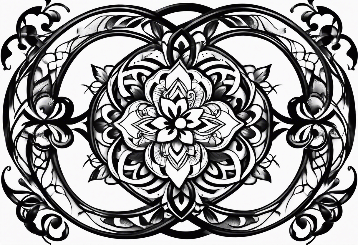 Basic infinity symbol tattoo idea