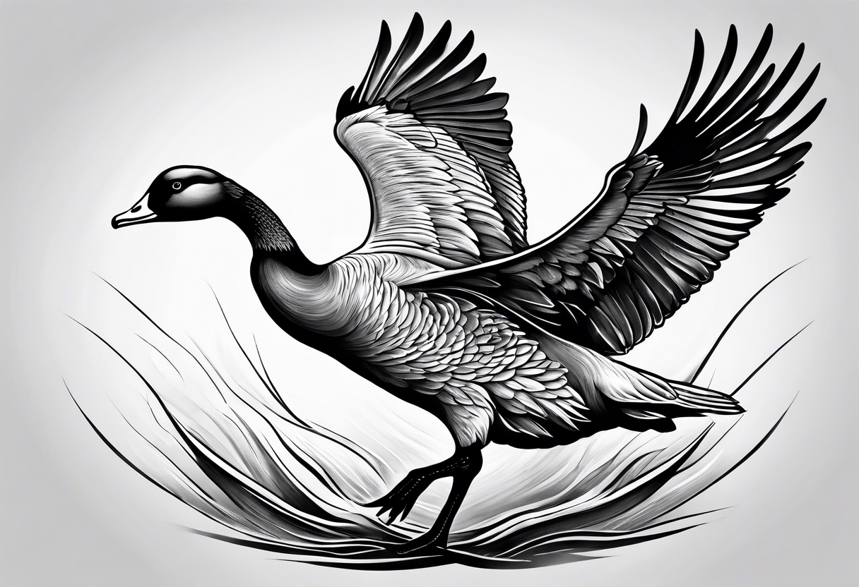 furious goose tattoo idea