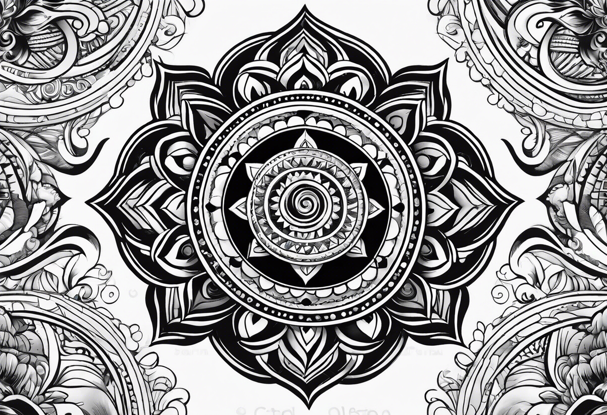 Rebirth symbol. Dharma chakra tattoo idea