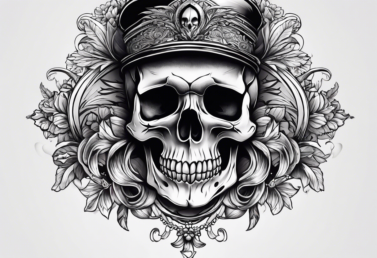 skull tattoo idea