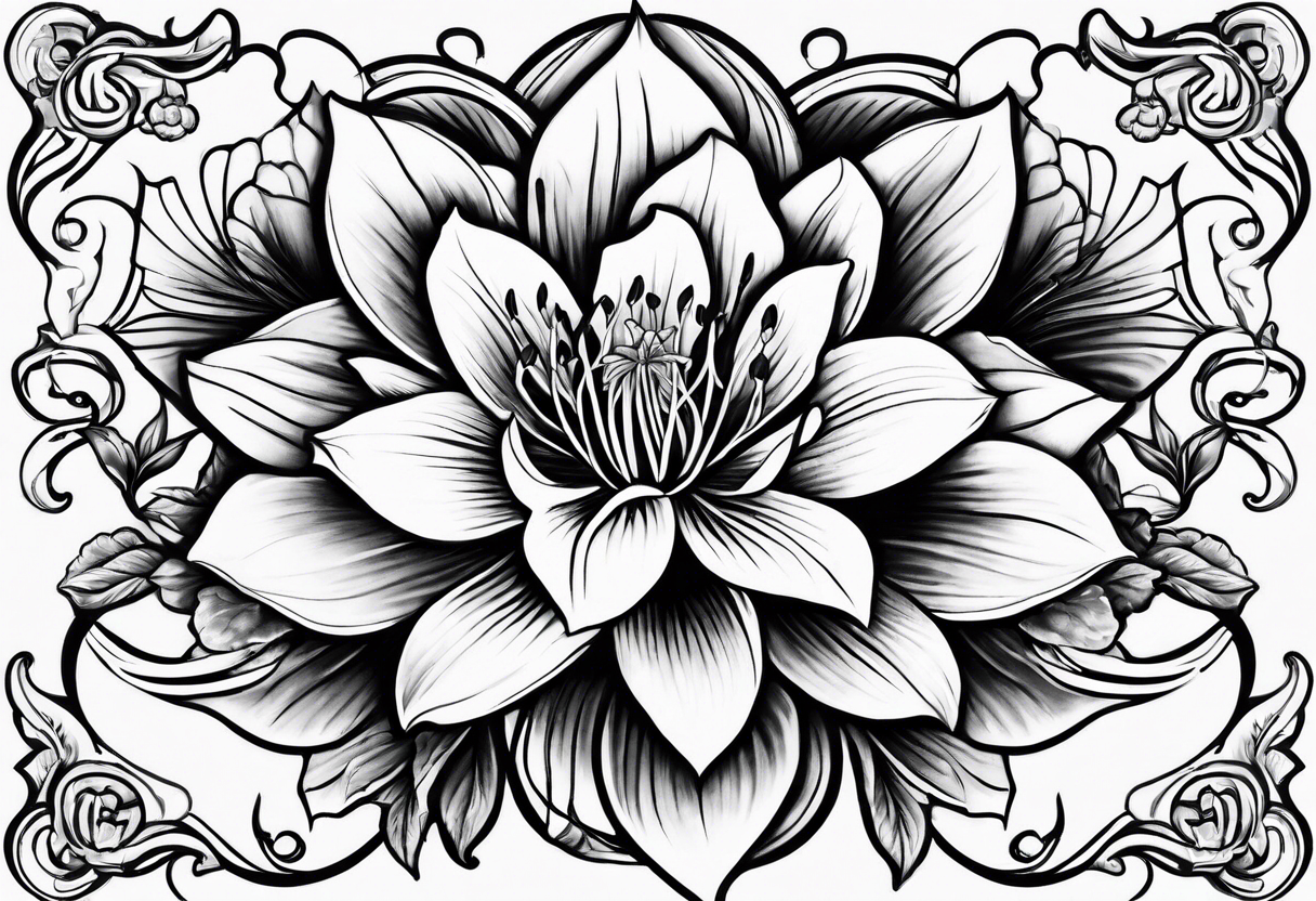 solo azalea tattoo idea