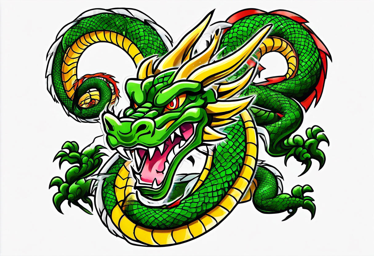 Shenron Sleeve Tattoo | TikTok