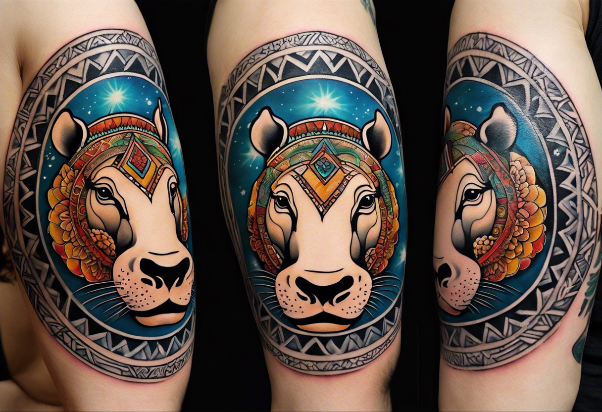 Hippo by Shawn Hebrank: TattooNOW