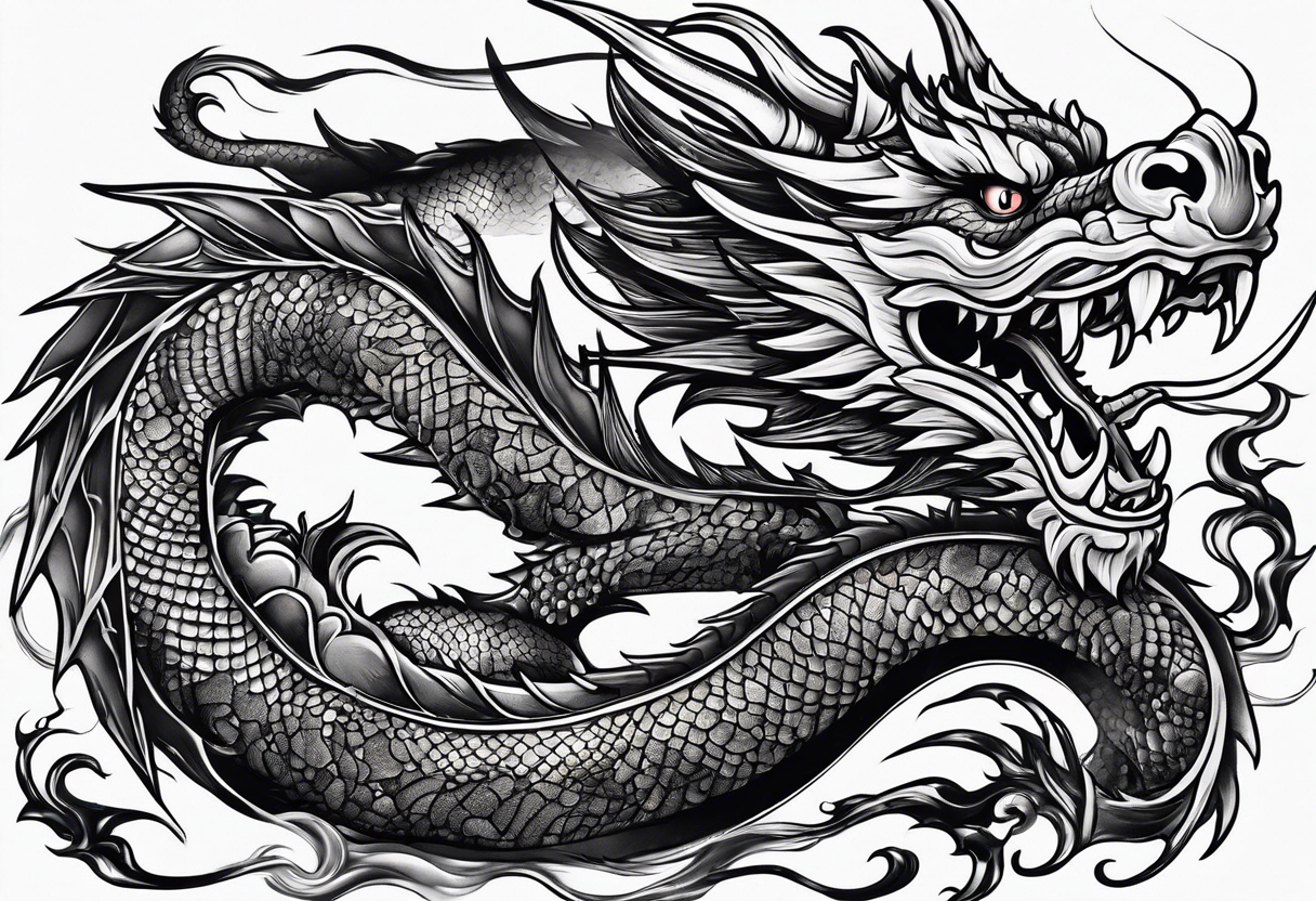 dragon tattoo idea