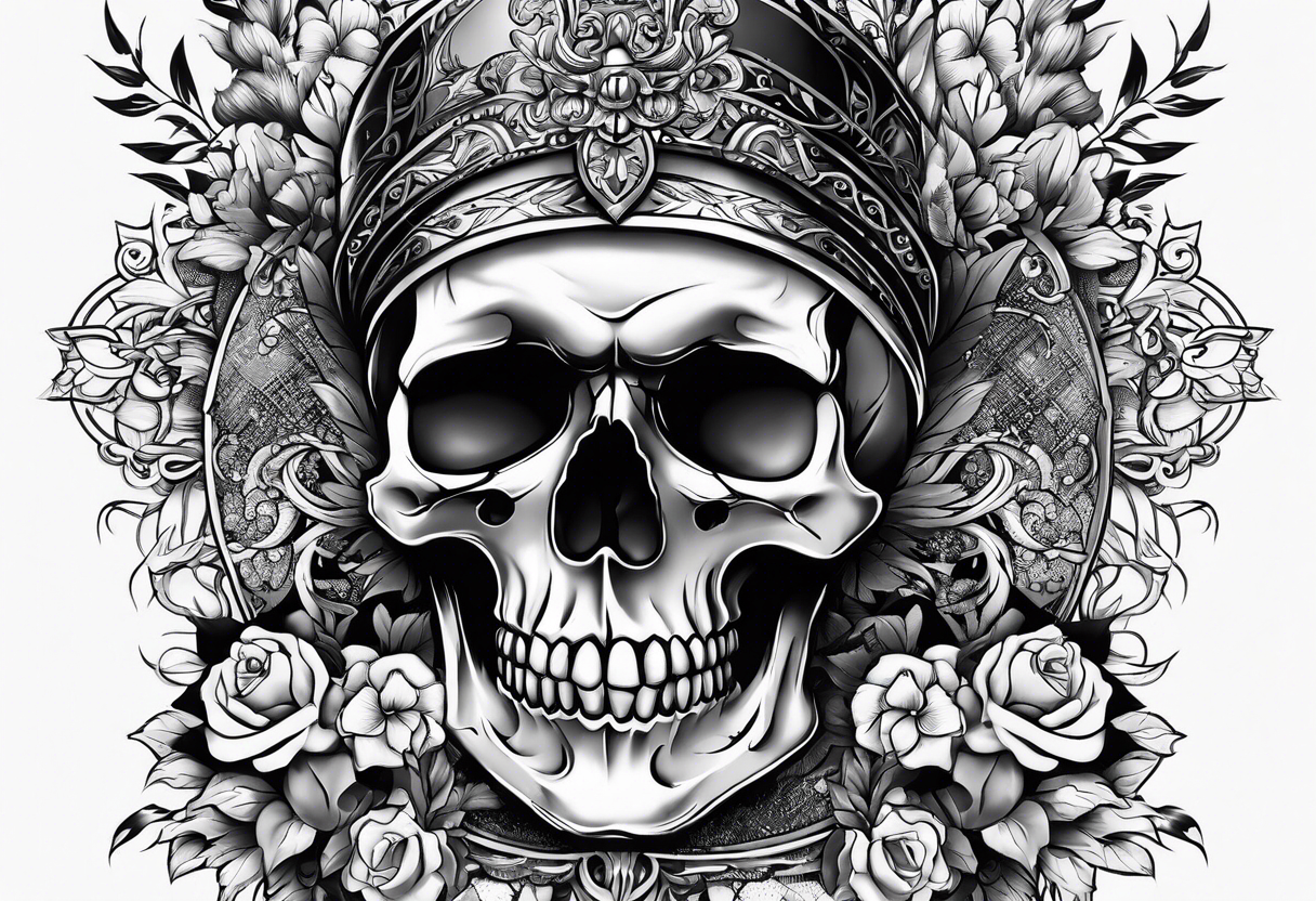 skull tattoo idea