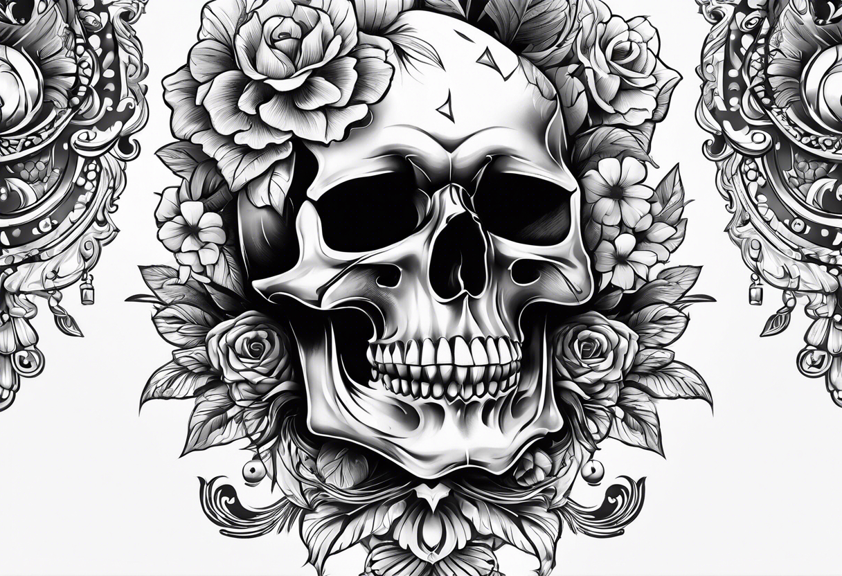 skull tattoo idea