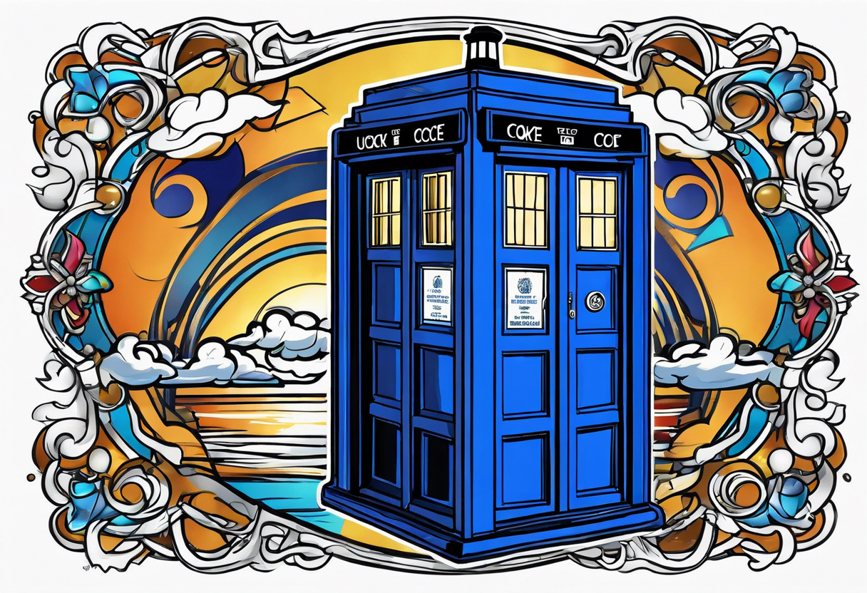 Tardis tattoo idea