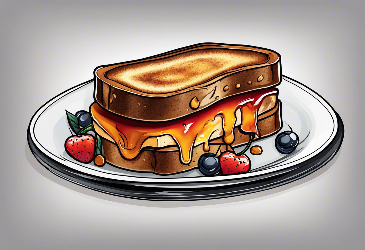 Burnt toast tattoo idea