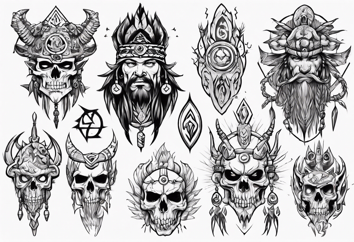 Enhancement shaman tattoo idea