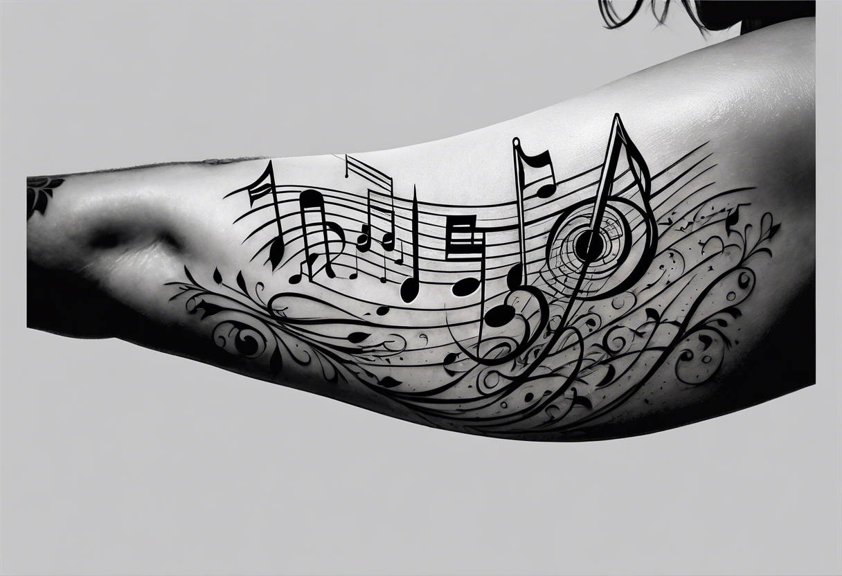 50 Music Tattoo Ideas for Audiophiles and Music Lovers | Headphonesty