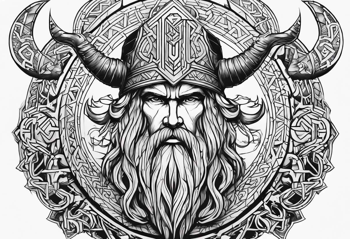 symbol for Odin of Rune tattoo idea