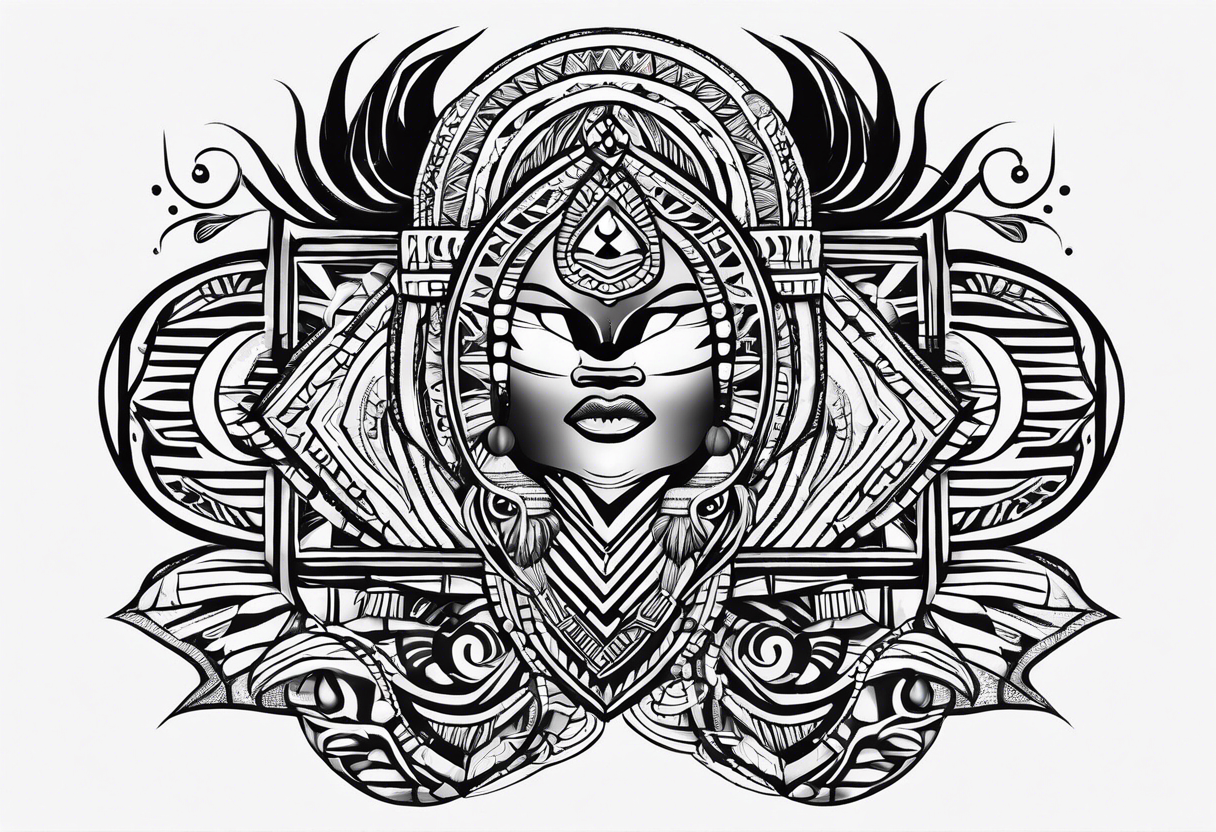 East african tribal markings Ugandan tattoo idea