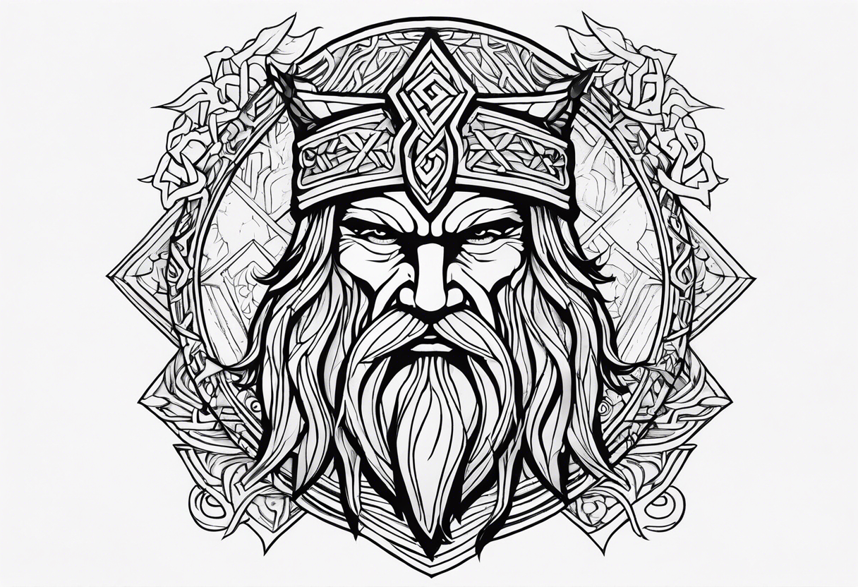 symbol for Odin of Rune tattoo idea