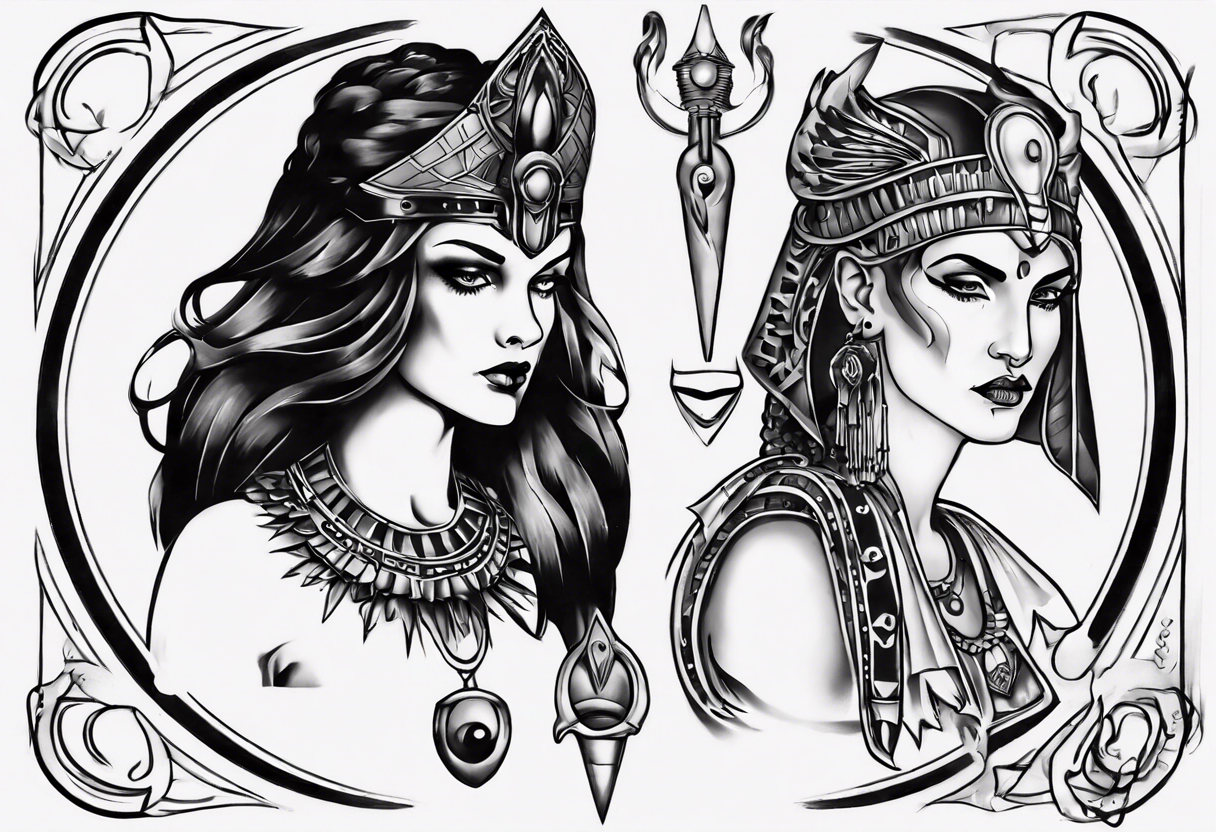 Rozsdy Tattoo & Art - Cleopatra tattoo design by @rozsdy82tattoo 2021.01.21  | Facebook