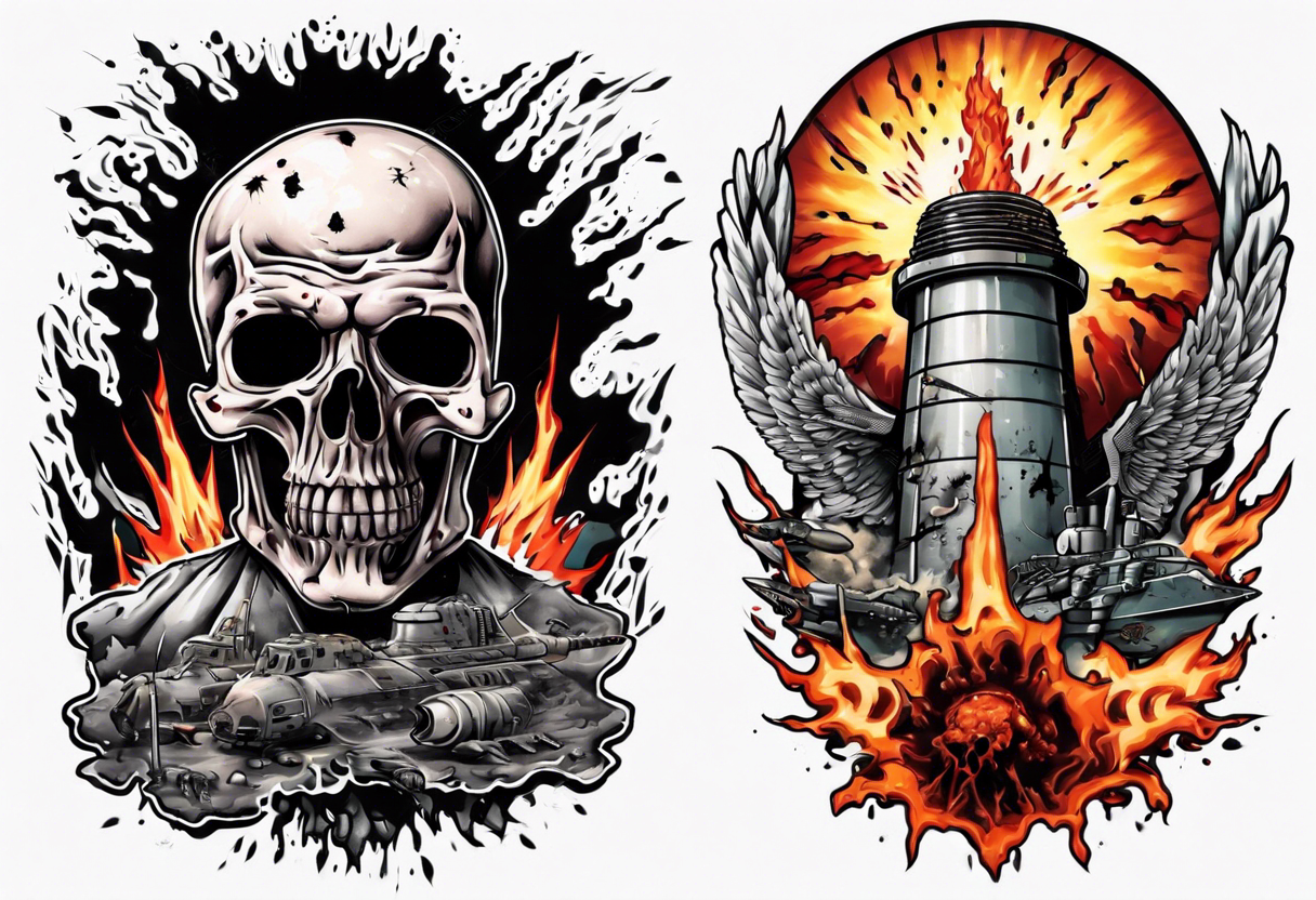 1 Piston Tattoo Designs