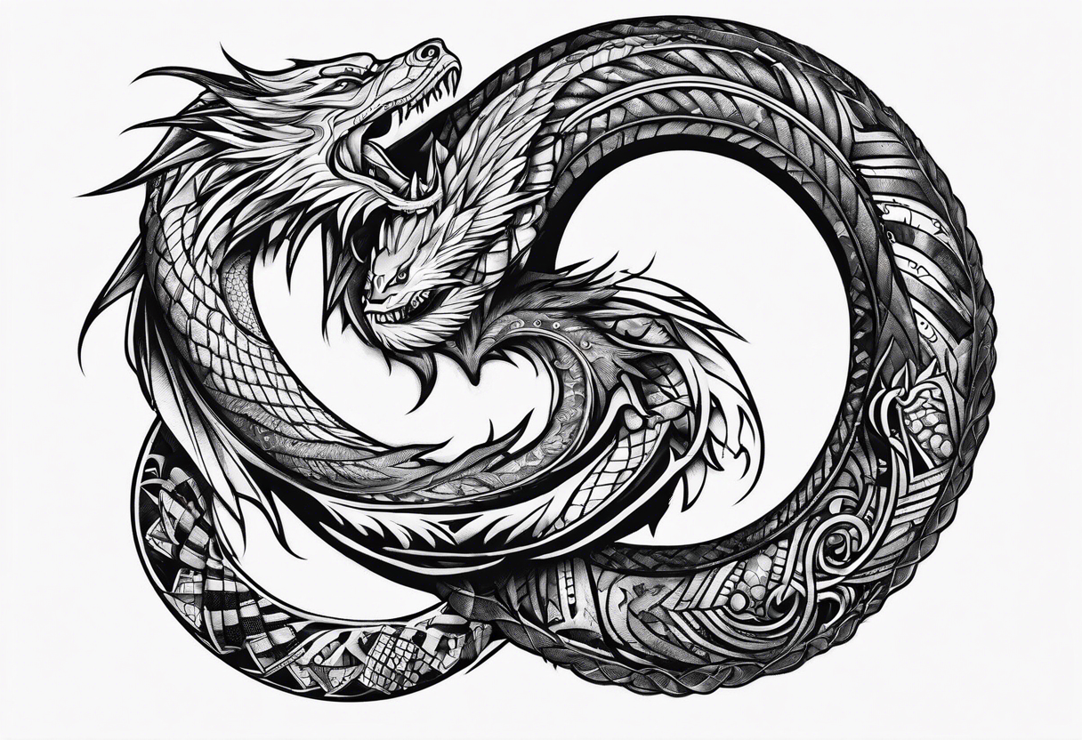 Ouroboros tattoo idea