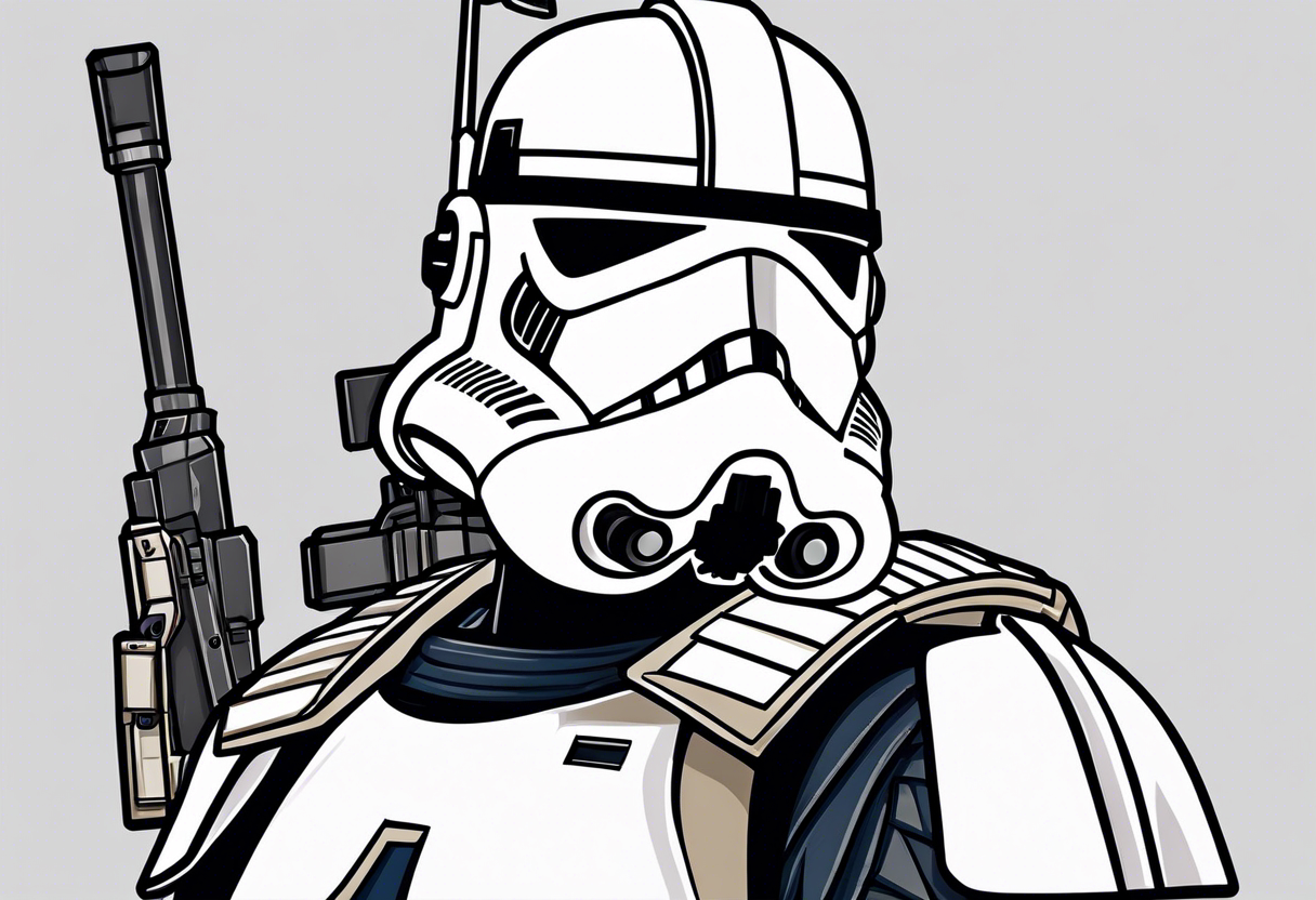 Star Wars, Captain Rex, Pistols drawn, tattoo idea