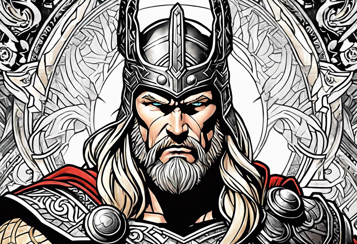 The Mighty Thor from current Marvel comics tattoo idea