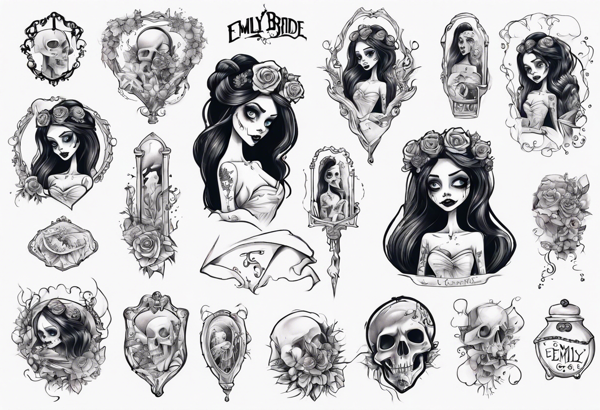 Emily corpse bride tattoo idea