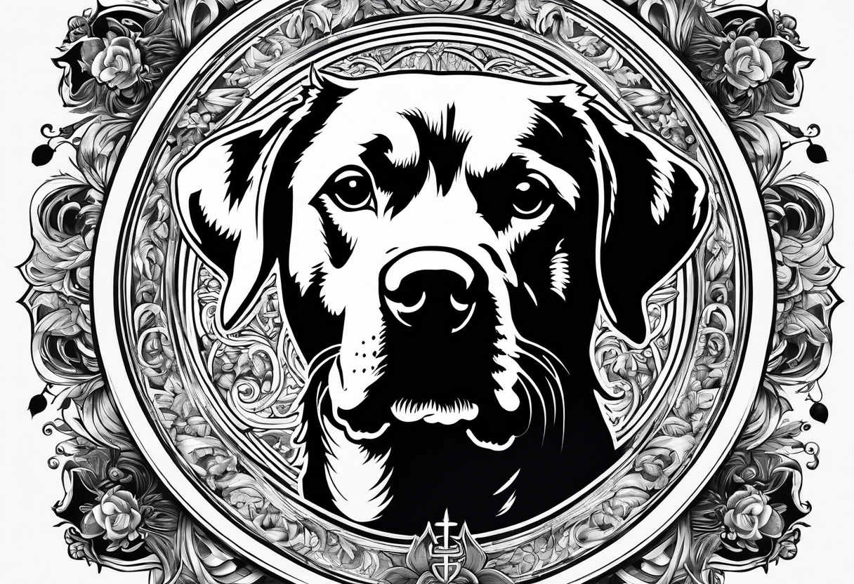 Pain, discipline and catholic religion. dogs tattoo idea