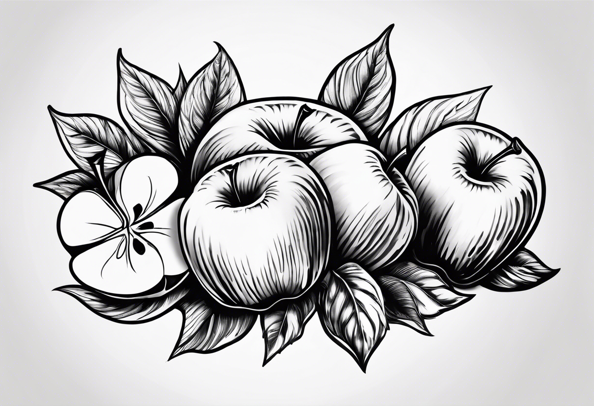 Apple tattoo idea