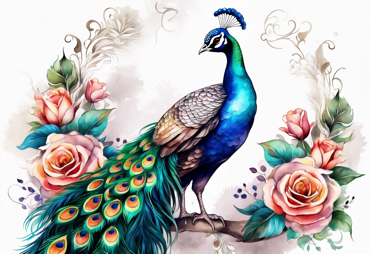 Peacock Tattoo : r/TattooDesigns