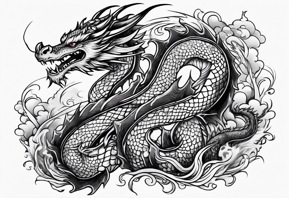 dragon tattoo idea