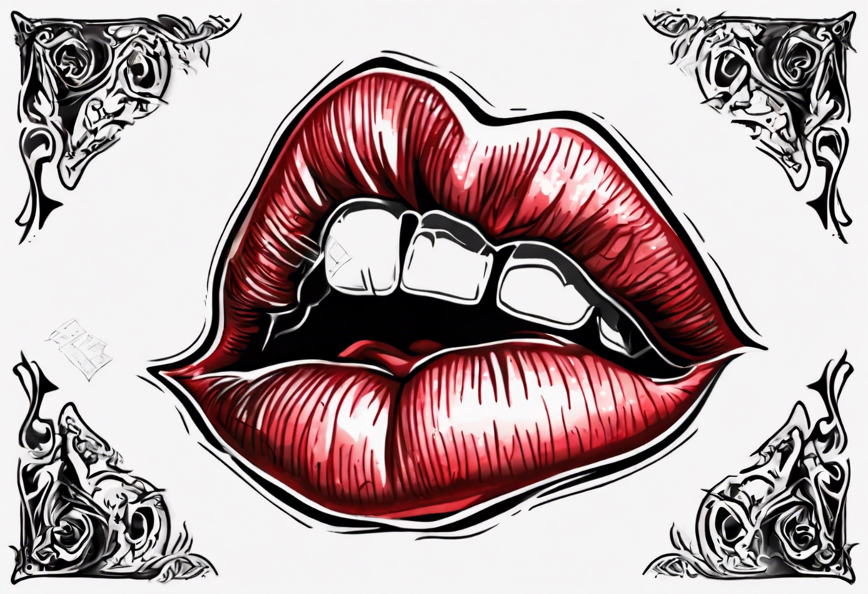 Tattoo-able Lips - TheArtGorgeous