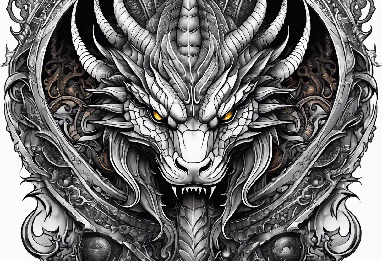 Dragon, uroboros tattoo idea