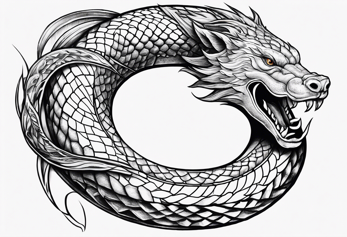 ouroboros tattoo idea