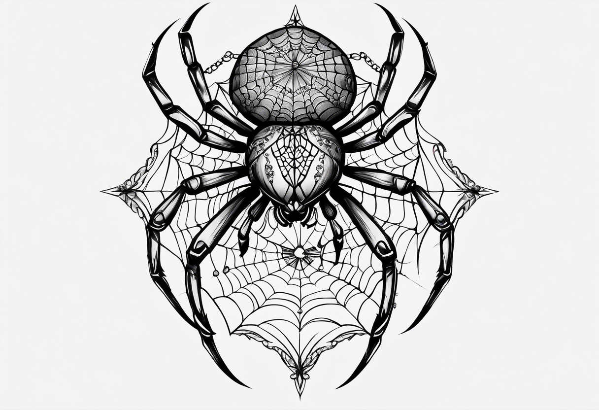 Four spider logos Spider Tattoo Transparent PNG- instant download digi –  Sisters Keep Drawing