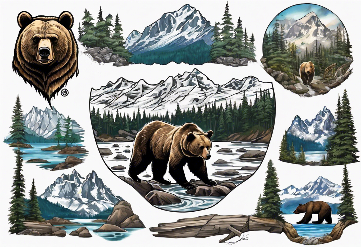 1,170 Bear Forest Mountain Night Royalty-Free Images, Stock Photos &  Pictures | Shutterstock