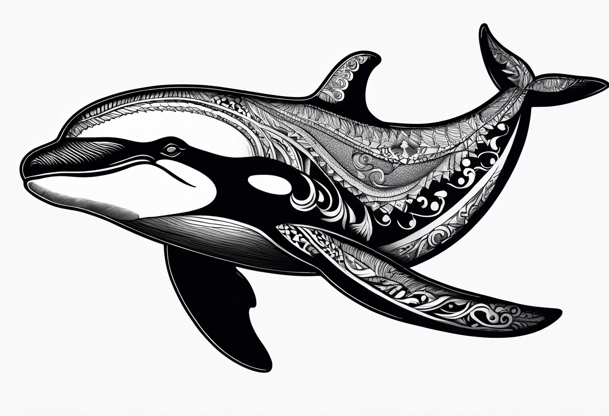 Orca that looks like a killer tattoo idea