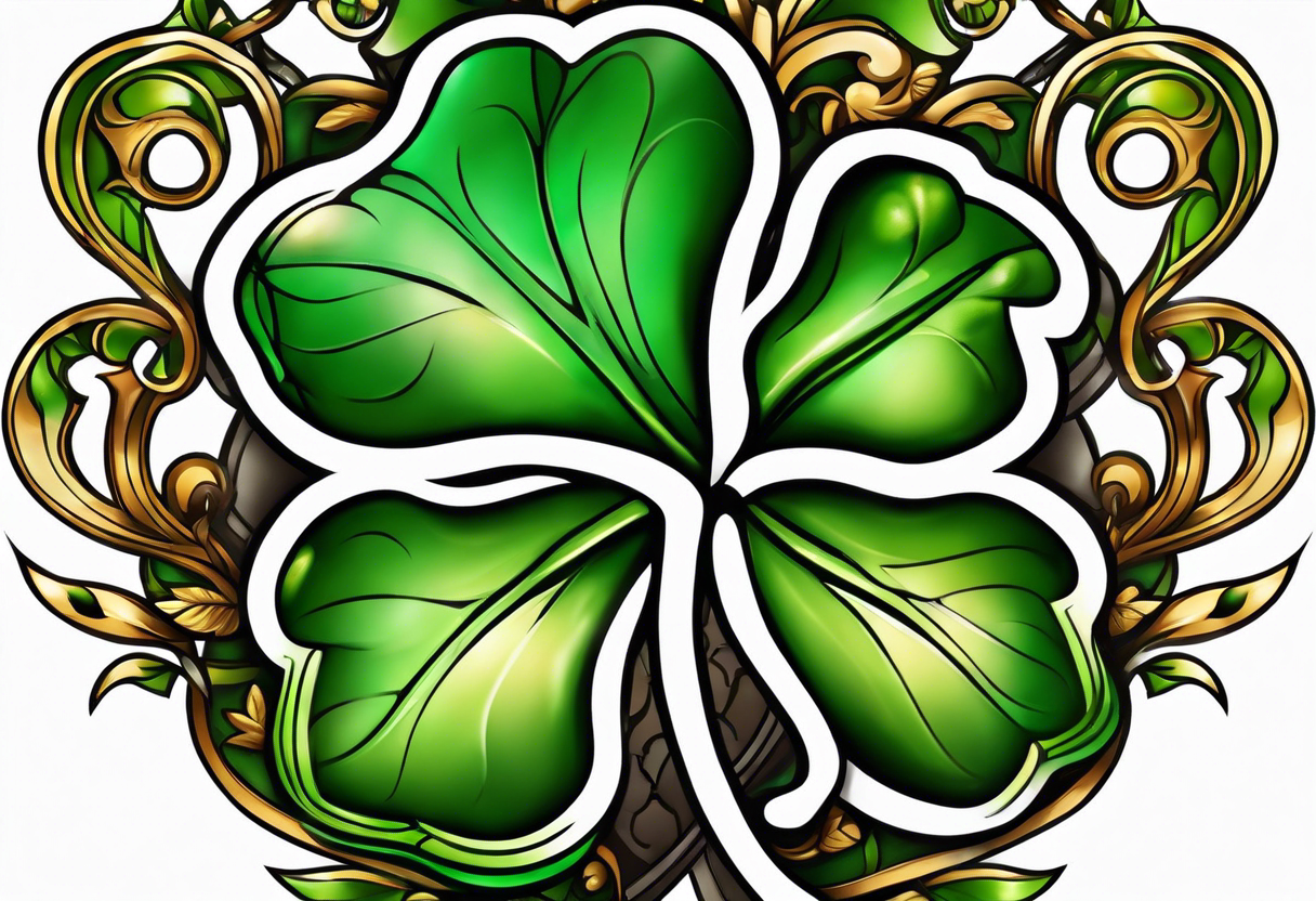 Shamrock Tattoo - Temu Canada