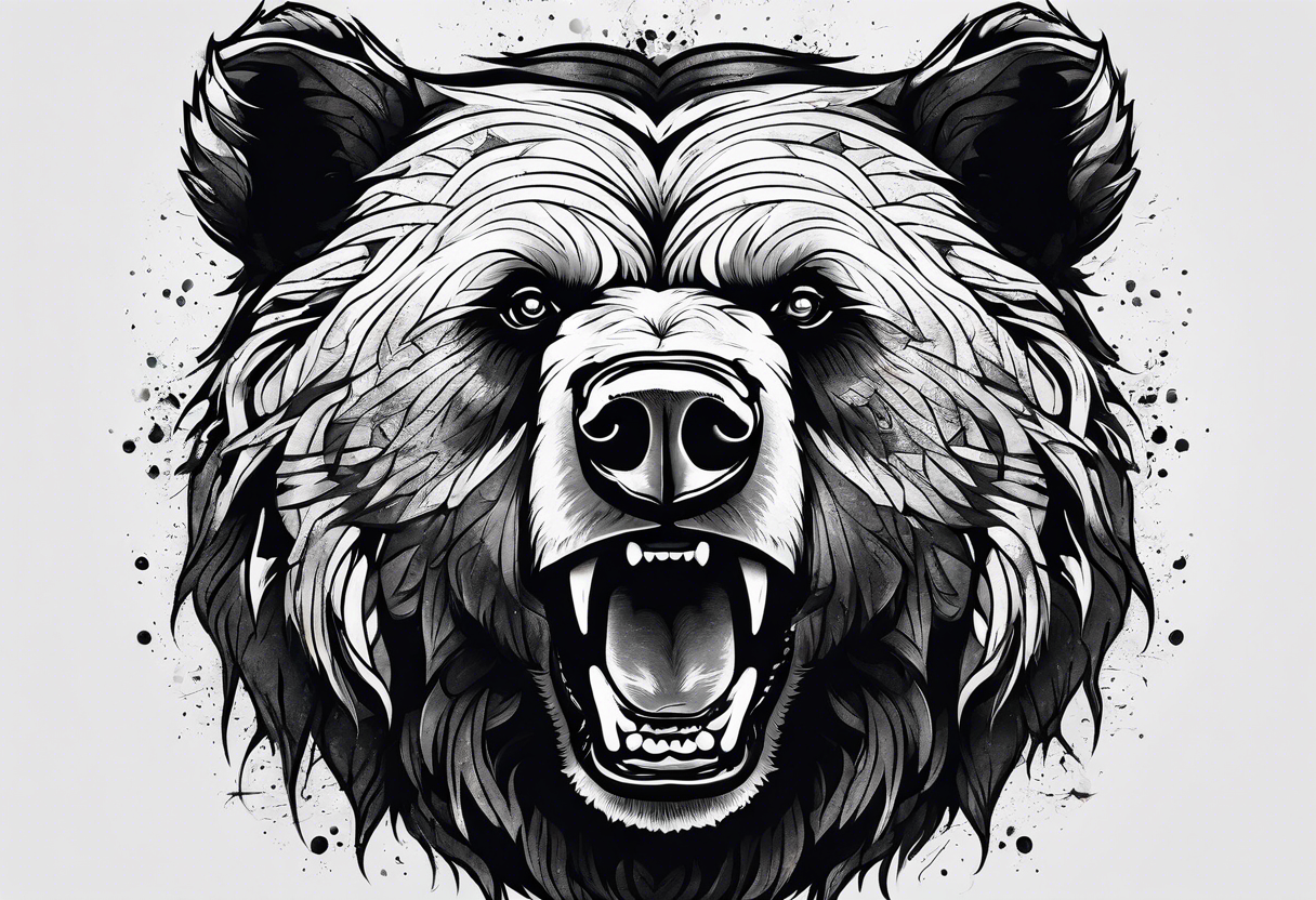 Grizzly bear tattoos, Bear art, Bear tattoos, HD phone wallpaper | Peakpx