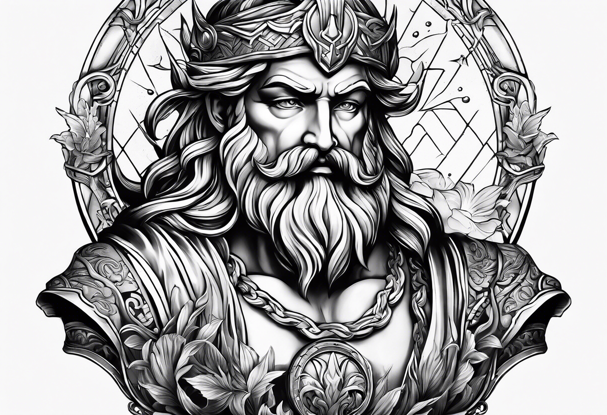 Poseidon tattoo idea