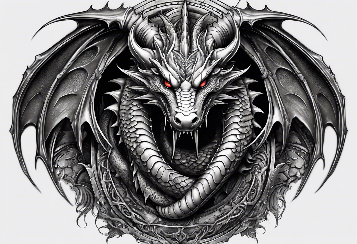 Dragon, uroboros tattoo idea