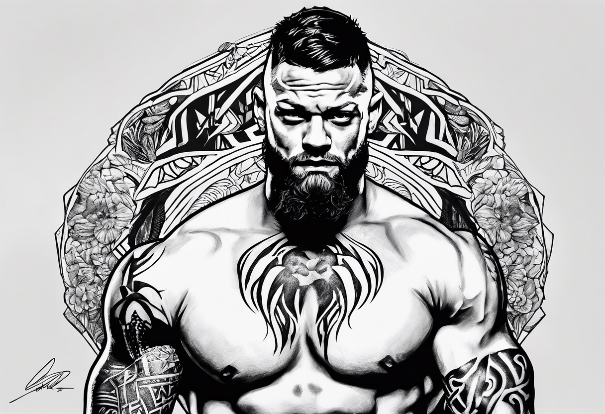 Coup de grâce finn balor wrestler tattoo idea