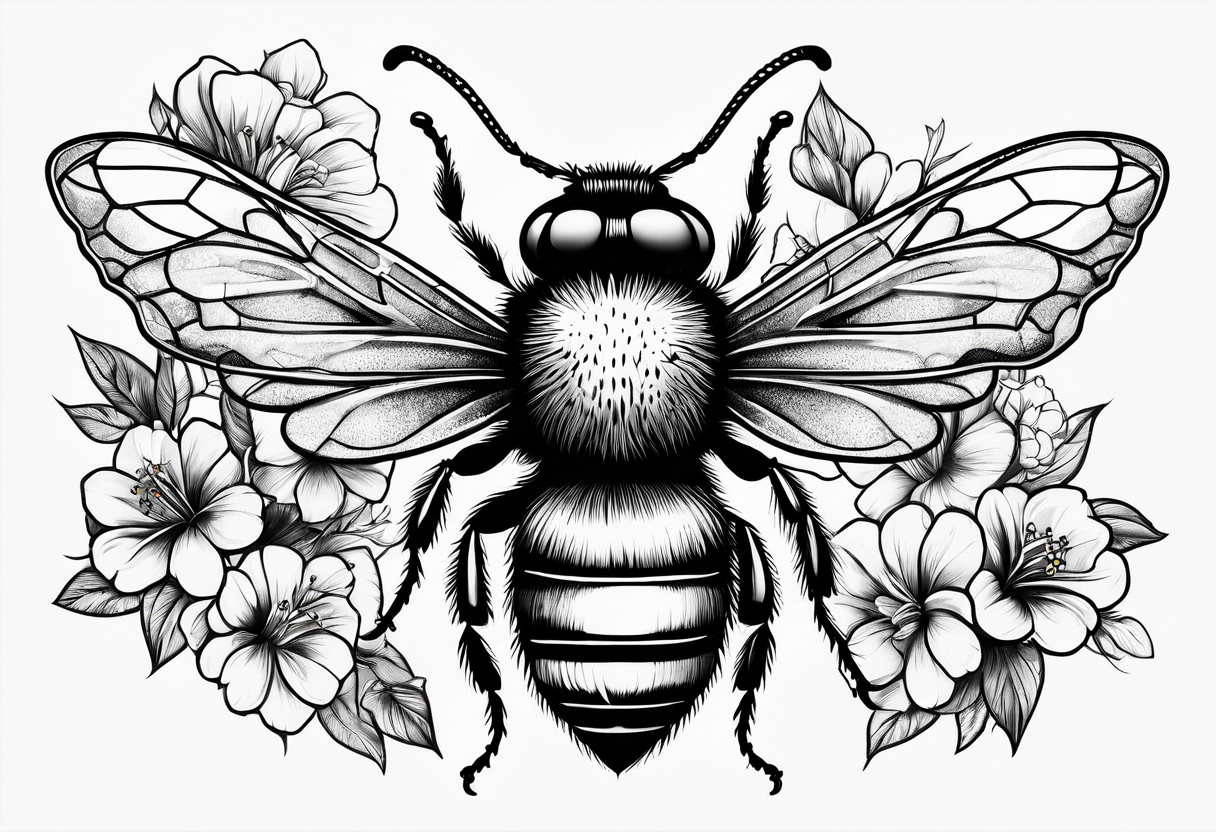 Bee home tattoo idea