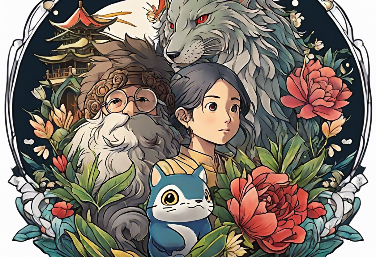 studio ghibli tattoo idea