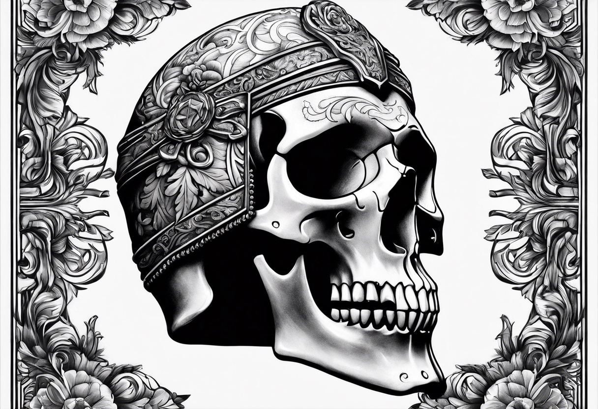 Alexander the Great skull tattoo idea