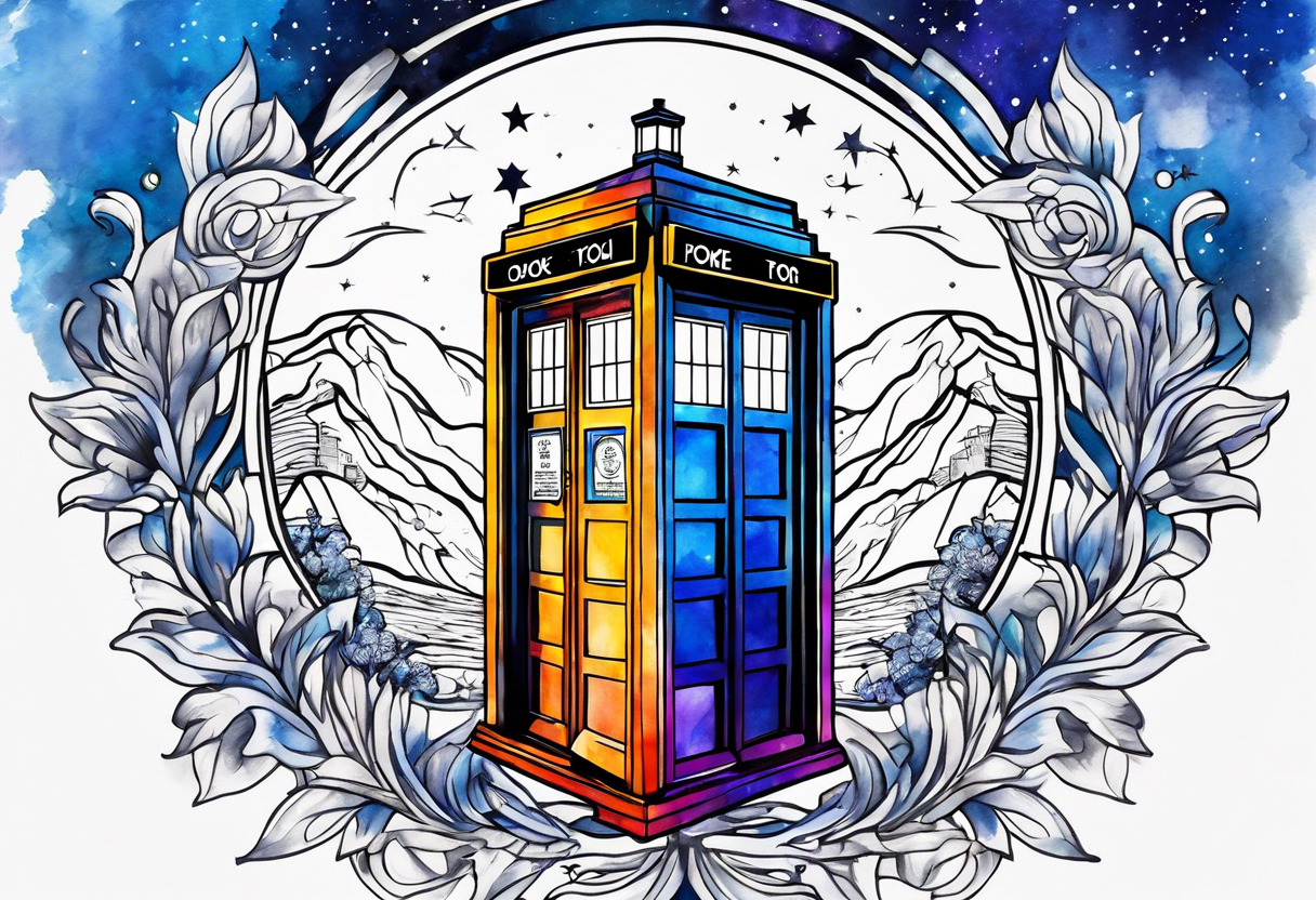 Tardis tattoo idea